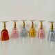 6 blown crystal liqueur glasses from Bohemia, 1960s