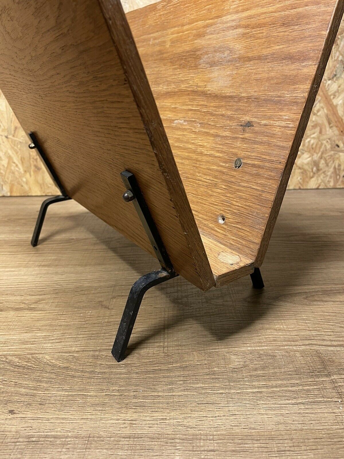 Porte revue anicen vintage year 50,60' modernist, chene, deco chic