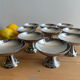 Vintage stainless steel ice cream scoops