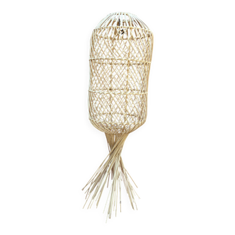 XXL rattan pendant light Natural rattan light