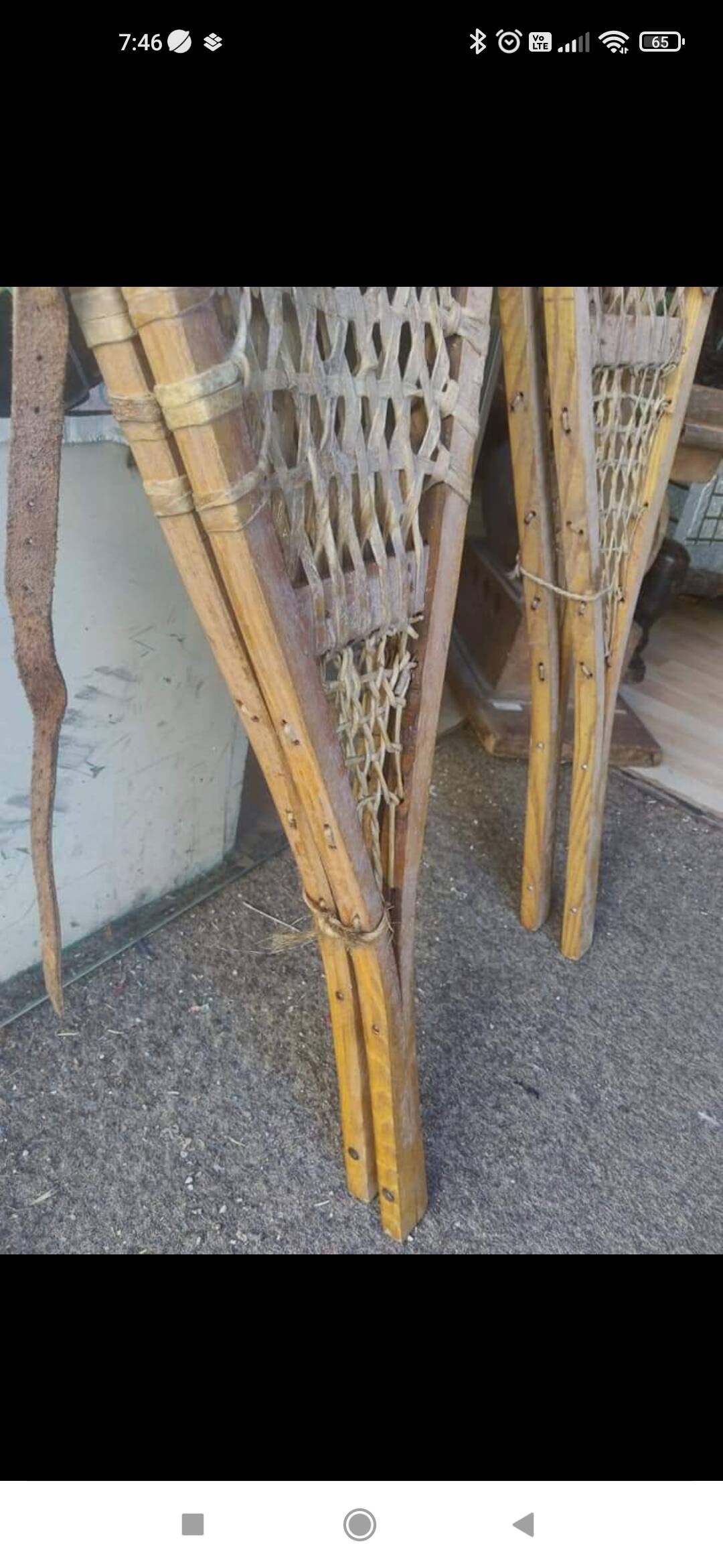 2 pairs of snowshoes from the far north, circa 1900