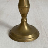 Pair of brass candlestick holders.