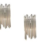 Appliques Trilobi en Verre de Murano Lot de 2 par Venini 1970