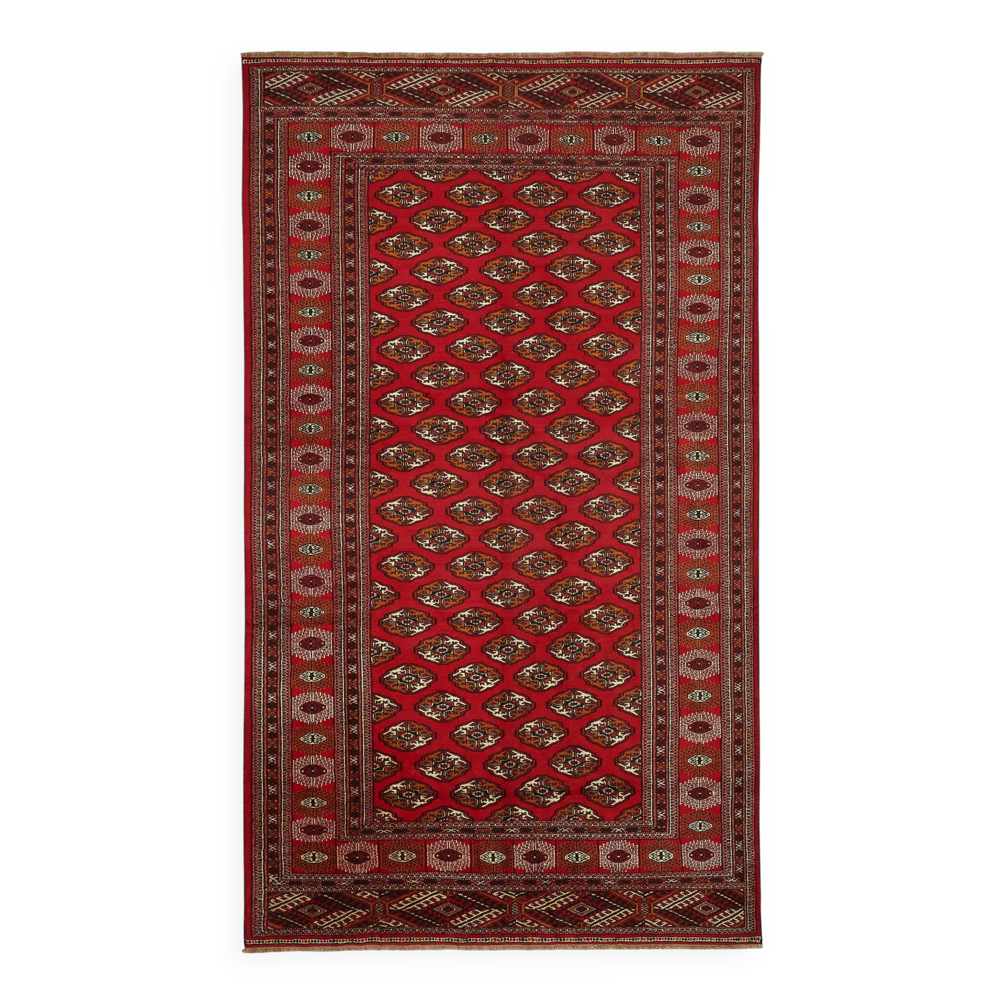 Tapis Oushak en laine noué à la main, 245 cm x 413 cm