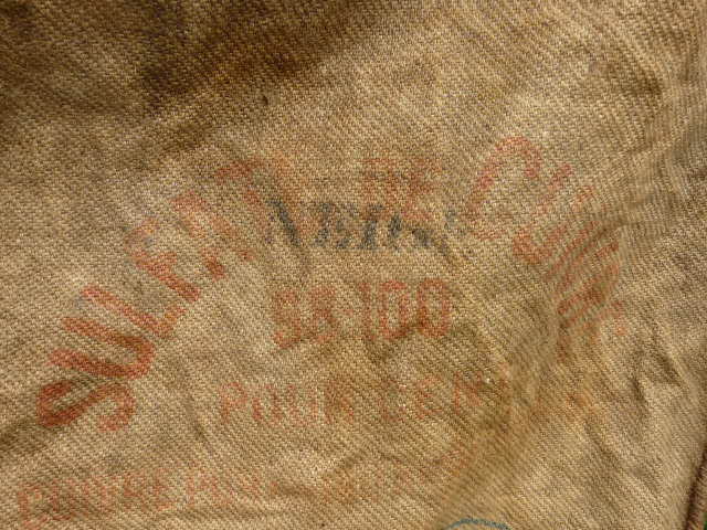 Burlap bag bordeaux company chemicals