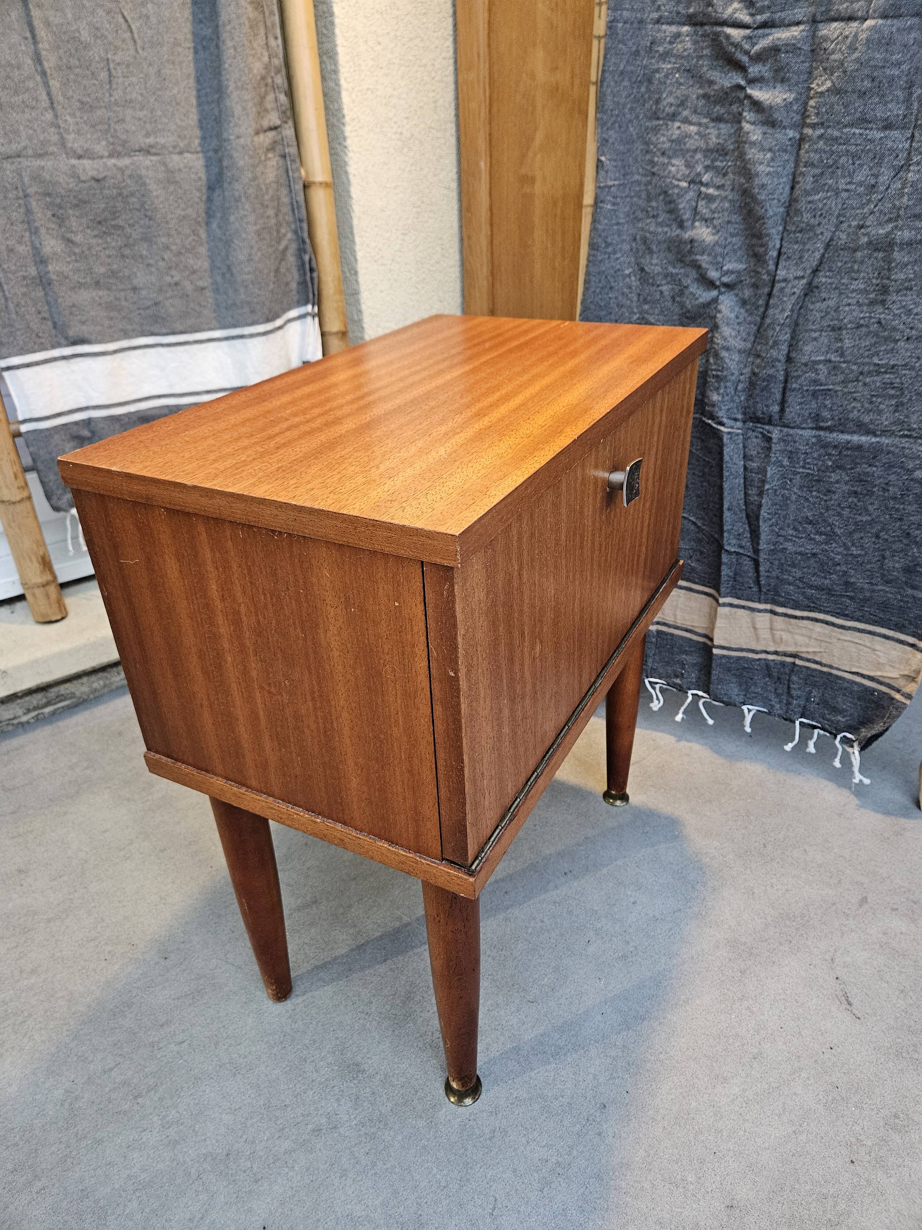 Scandinavian style bedside table 1960