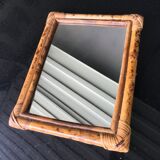 Tiger bamboo mirror 28x34cm