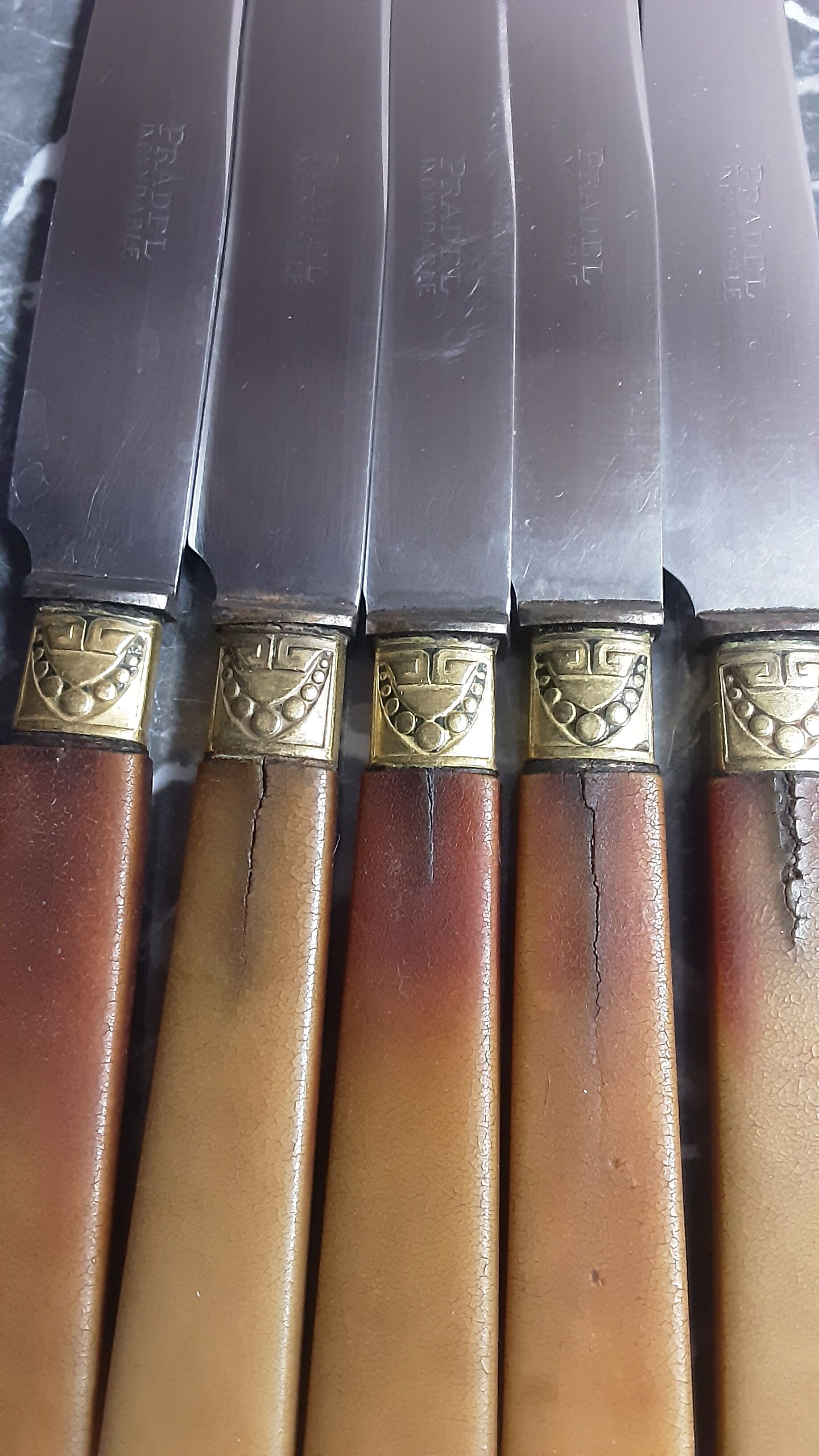 Lot 5 old knives - Pradel