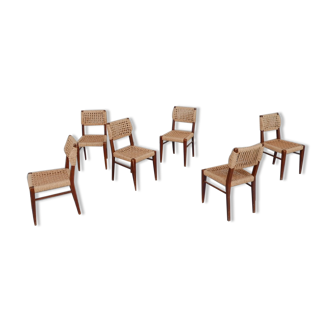Set of six dining chairs, vibo