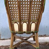 Vintage rattan lounge