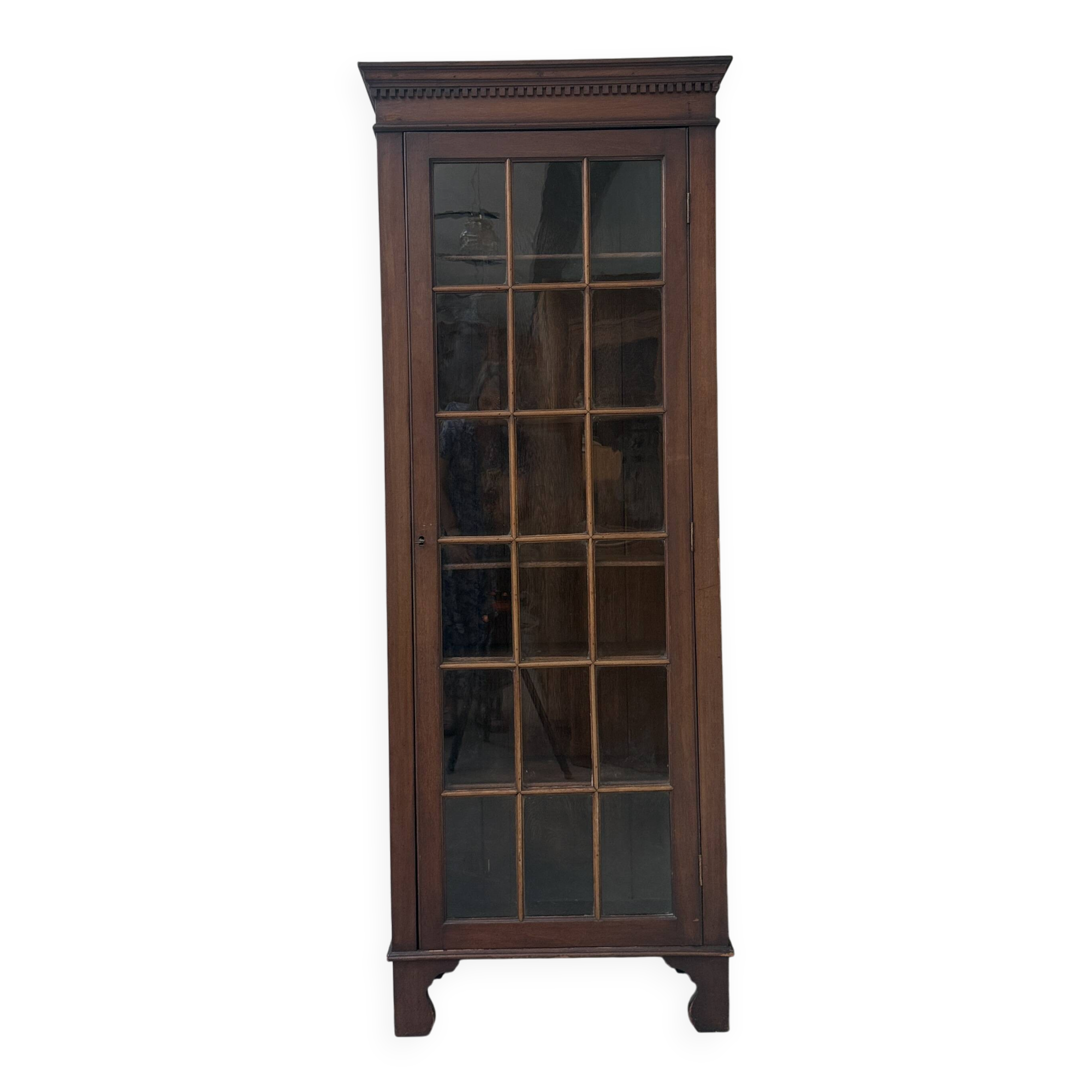 Bibliothèque vitrine anglaise