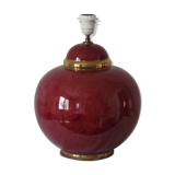 Rondo lamp by Kostka in cracked ceramic