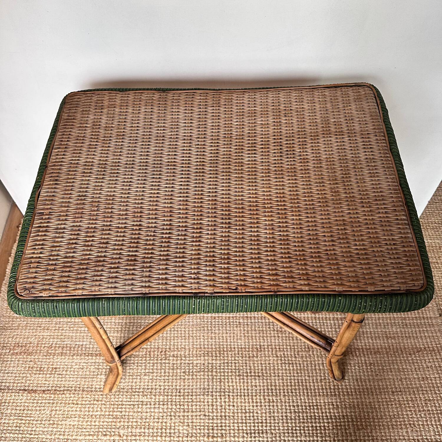 Rattan table