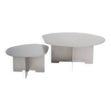 Double shape coffee table ⌀80