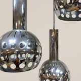 Vintage Symphonie cascade pendant lamp Euroline Belgium 1970s