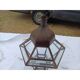 Lampe suspension métal et verre