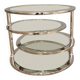 Table basse 4 plateaux, circa 1980