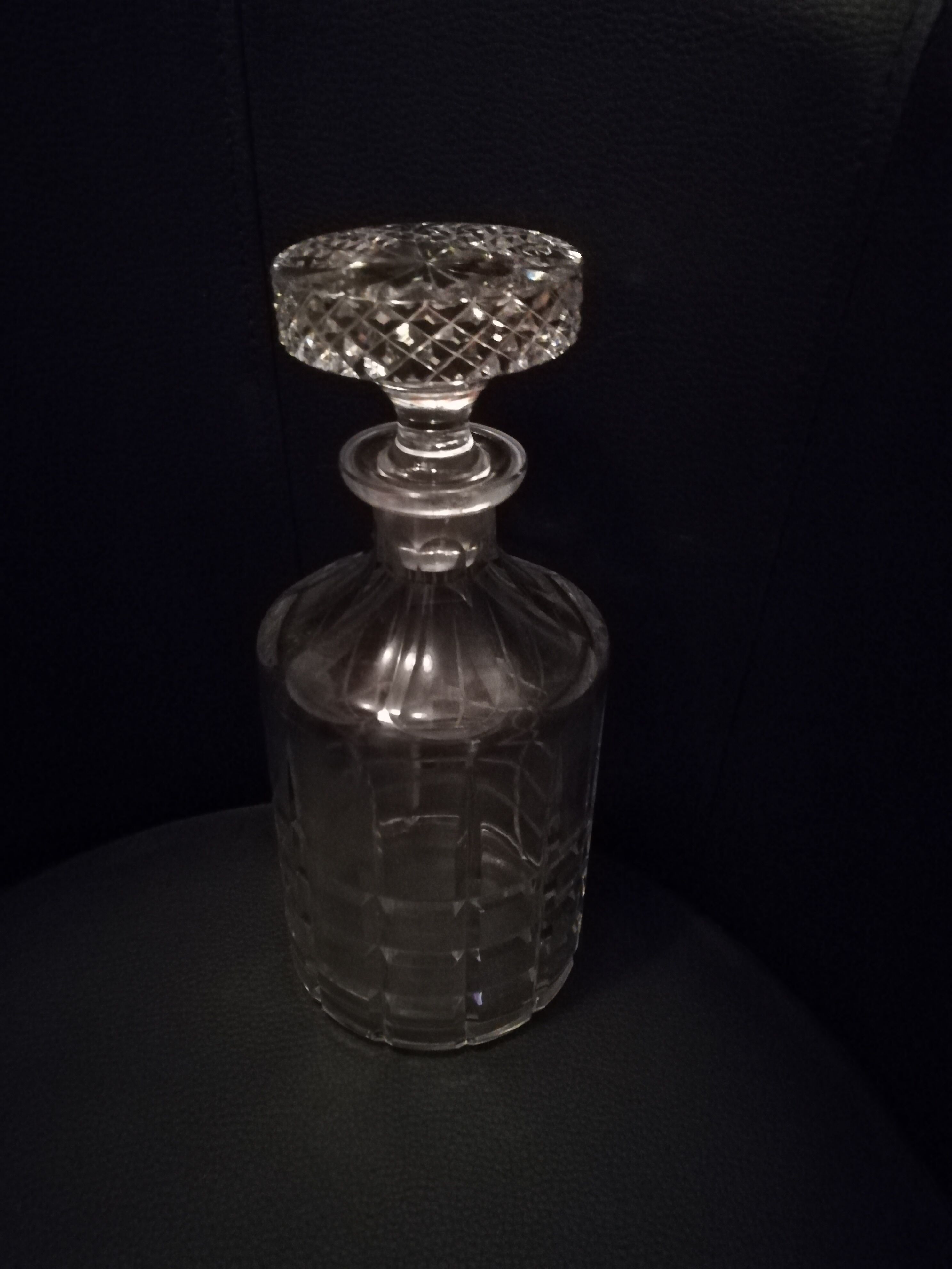 Crystal whiskey decanter