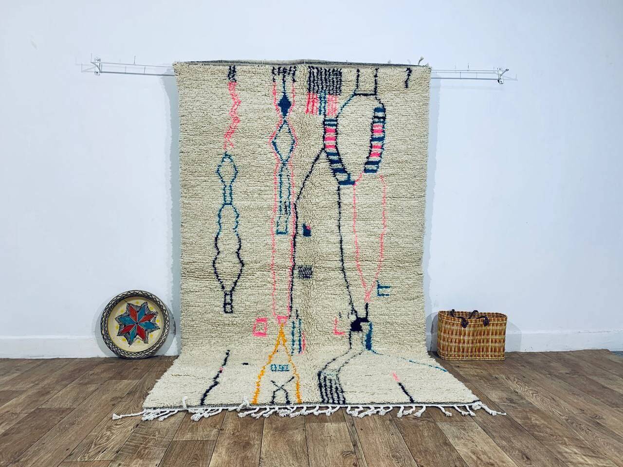 Handmade Moroccan Berber rug 260 x 150 cm