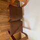 2 wooden chairs