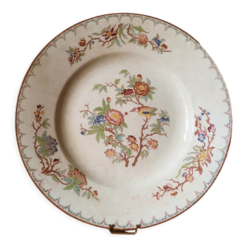 Round iron earth Minton by Sarreguemines