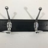 Black coat holder 4 patères