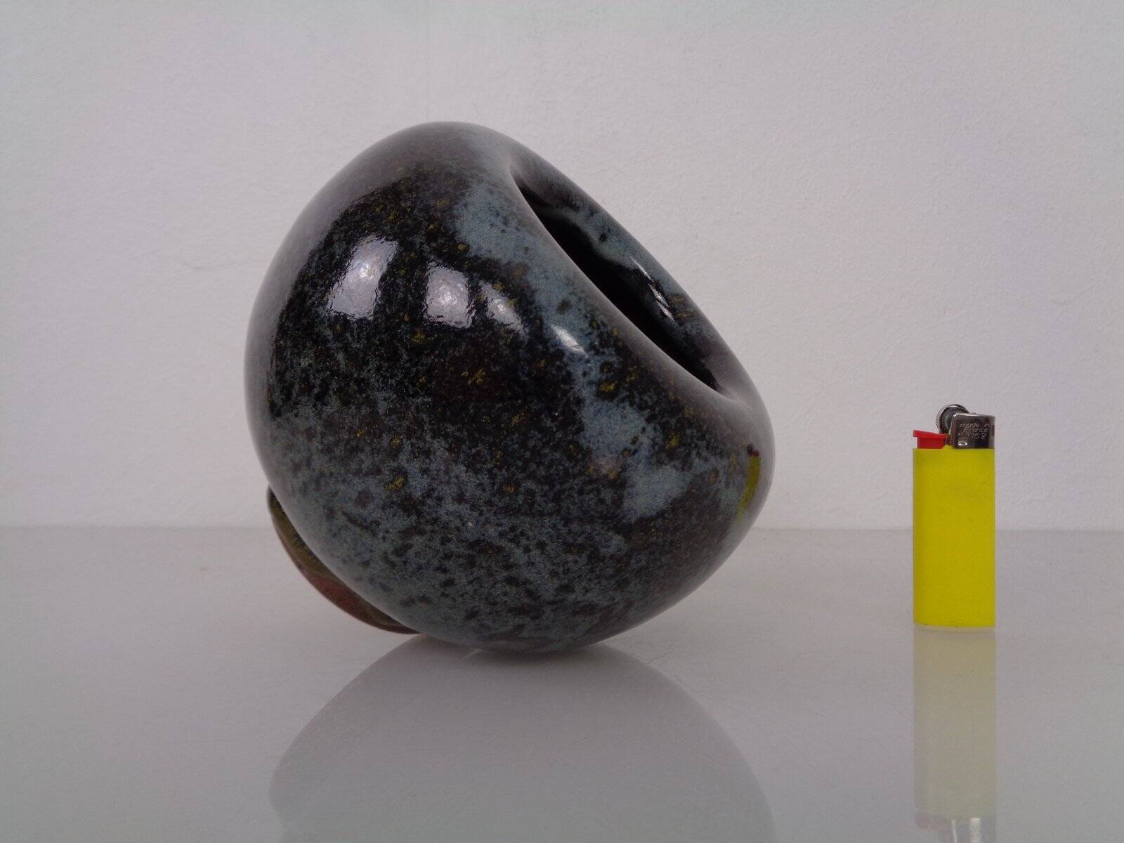 Studio ceramic vase by Horst Kerstan, Germany, 1960s.