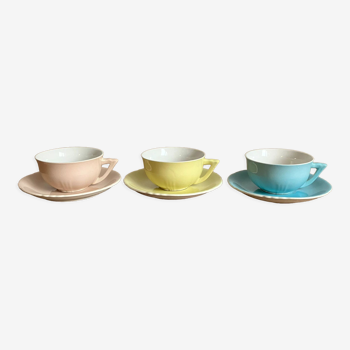 Pastel coffee service