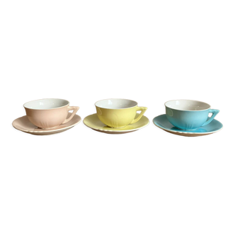 Pastel coffee service