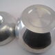 Seau à glace vintage made in Italy en aluminium phytomorphe forme de pomme