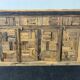 Buffet en patchwokrd de bois