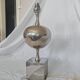 Pied de lampe Philippe Barbier, inox, 1970