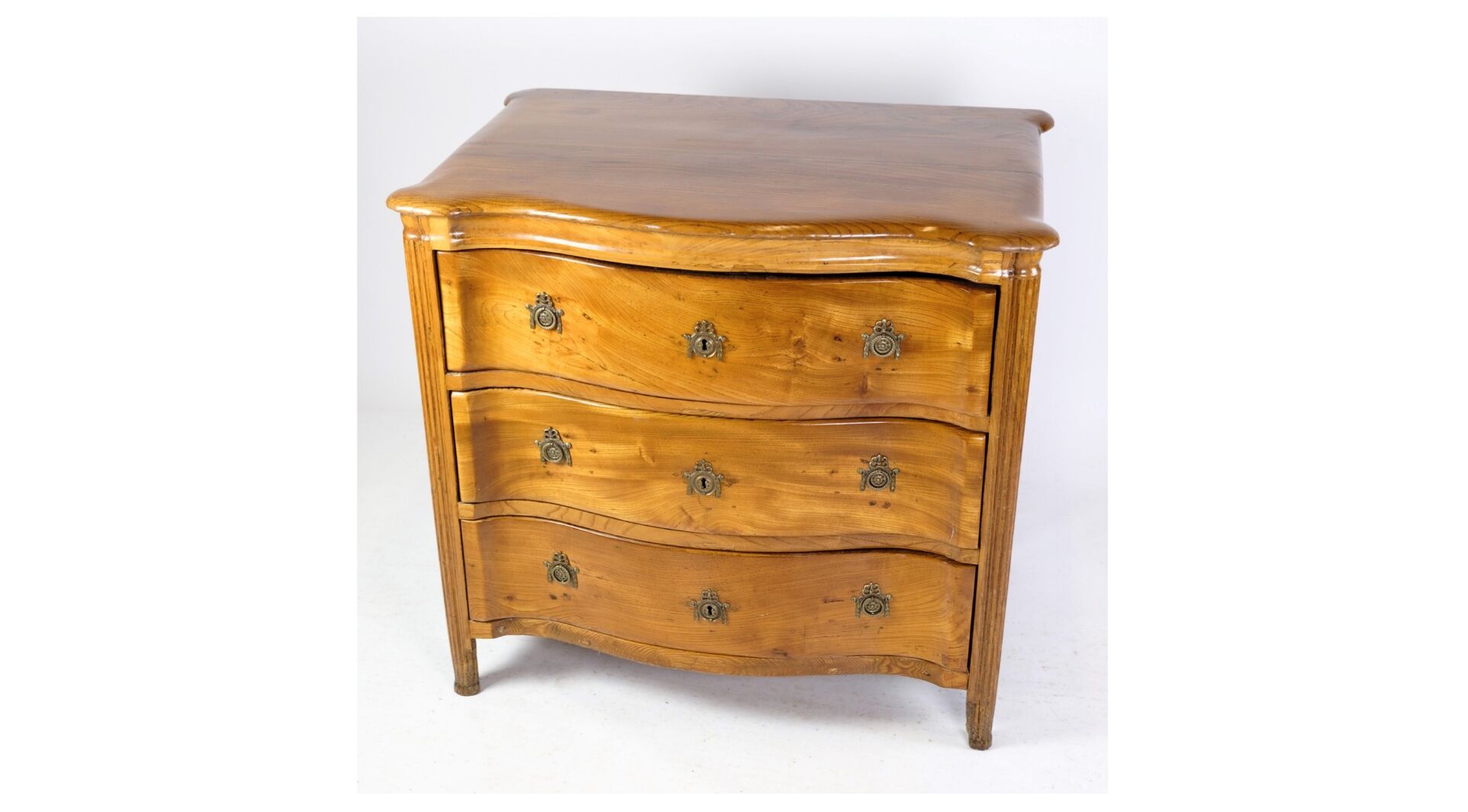 Louise Seize Chest of Drawers in Elm Wood from Copenhagen