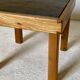 Table basse en orme et ardoise par Maison Regain 1970