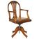 Chaise de capitaine antique George Hepplewhite 1880 cuir