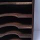 vintage patinated solid wood shelf