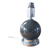 Pied de lampe boule vintage années 70
