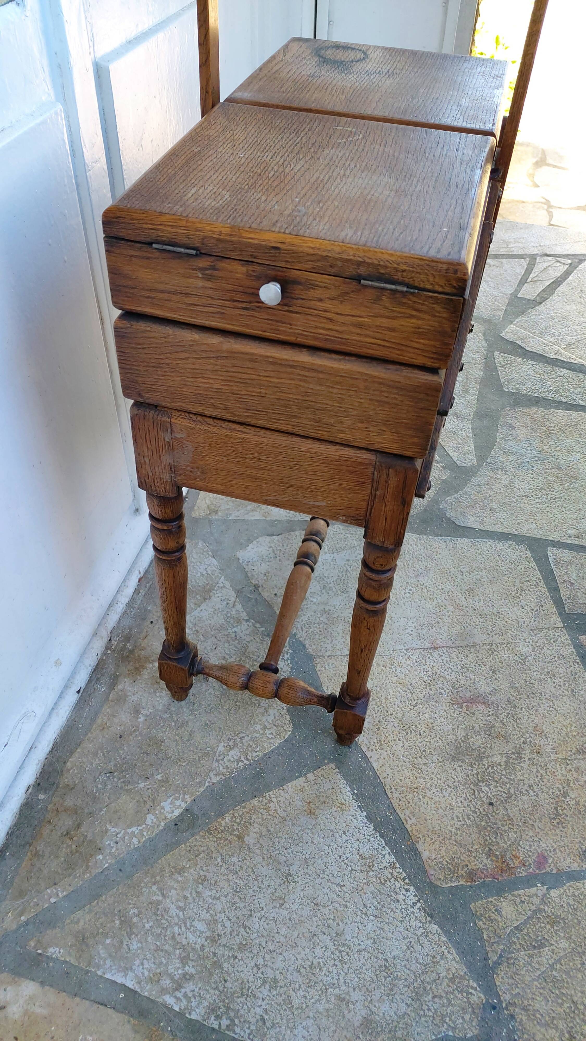 Vintage sewing worker