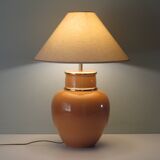 Grande Vintage Louis Drimmer ceramic table lamp, France 1970