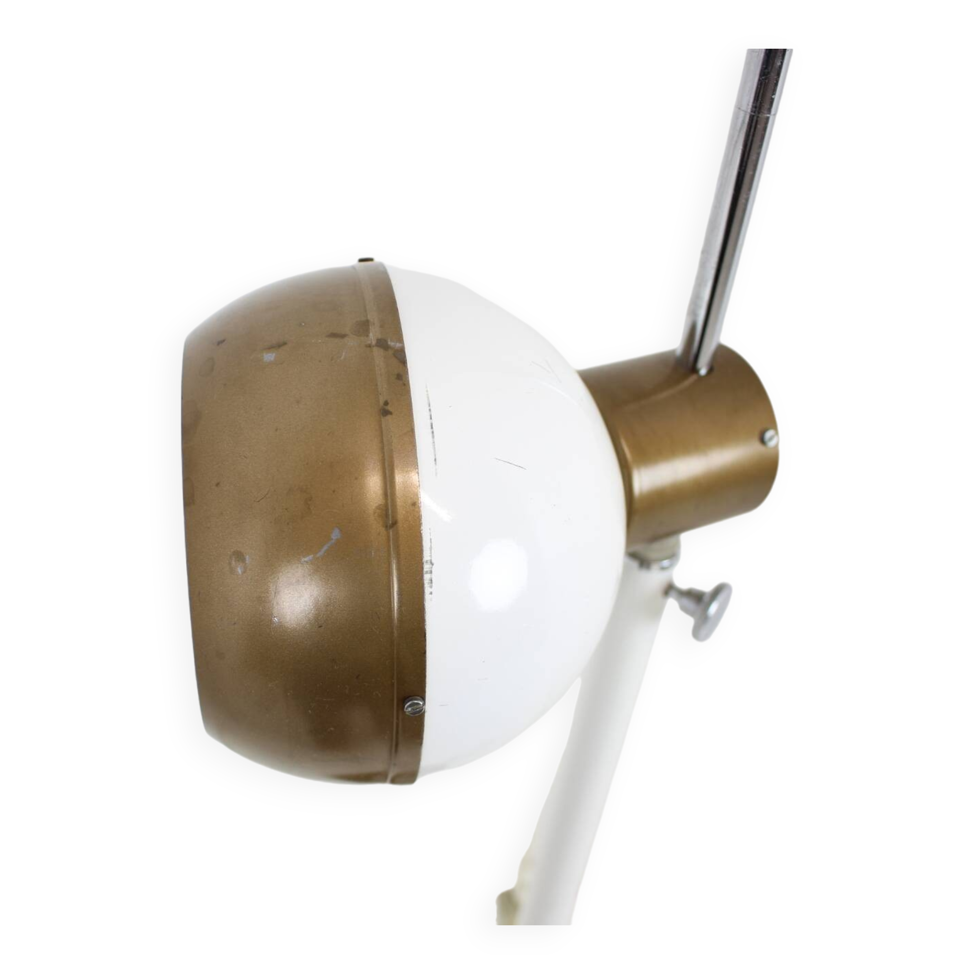 Adjustable Vintage Magnetic Floor Lamp by Drukov, 1970's, Brno, Czechoslovakia