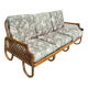 Rattan sofa and armchair from the 70s Italy