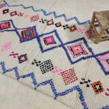 Handmade Moroccan Berber rug 253 X 143 CM