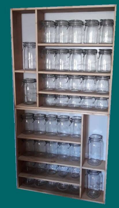 Spice shelves L1.6mxH79cm