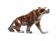 Tiger, Royal Dux, 1960s, Czechoslovakia