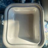 Grand plat cloche en porcelaine Villeroy et Boch ancien