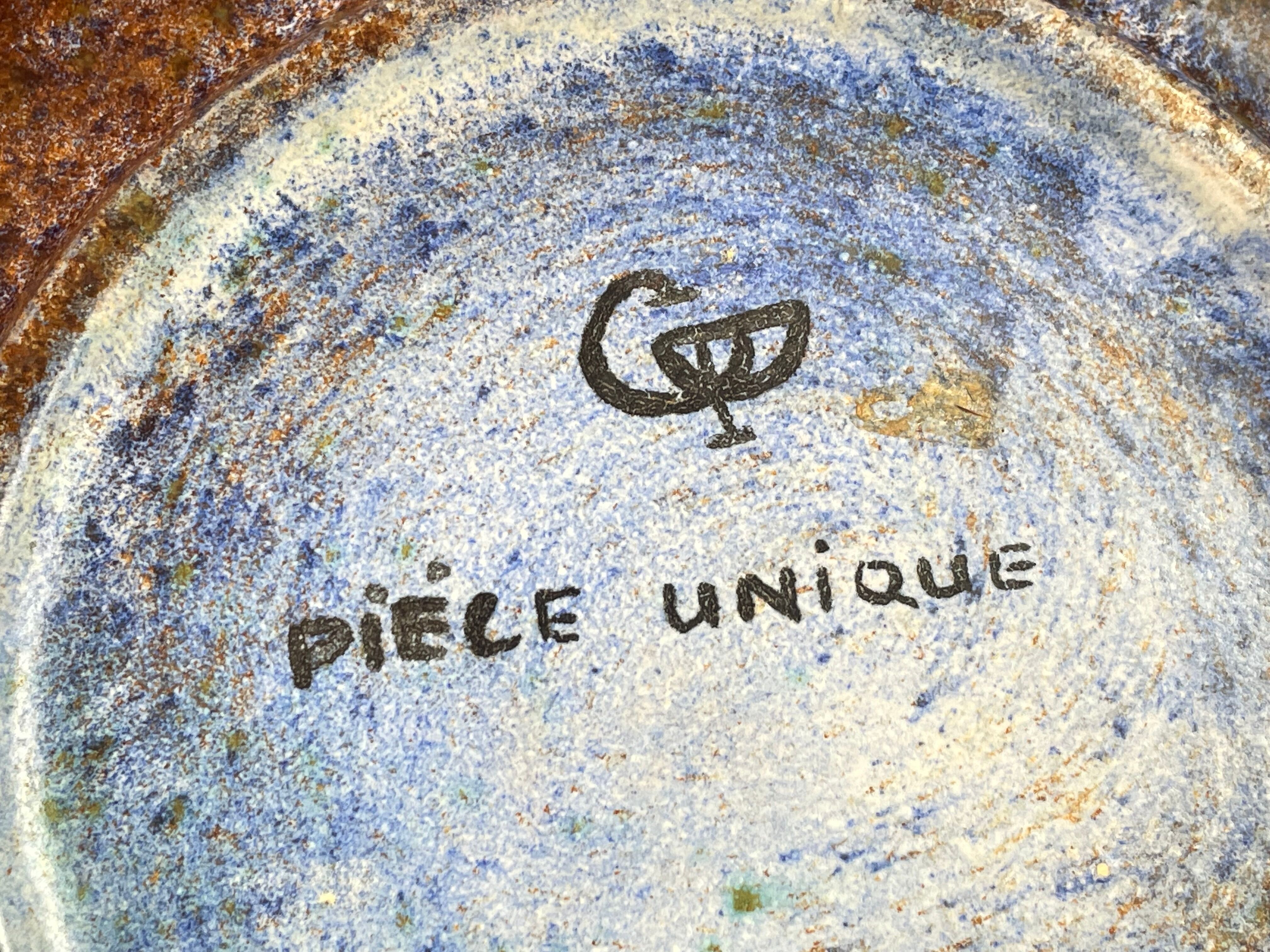 Plat creux décor celtique contemporain