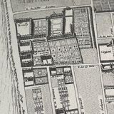 Map of Paris - Faubourg de Saint-Germain in 1652