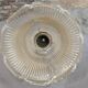Suspension holophane verre et laiton