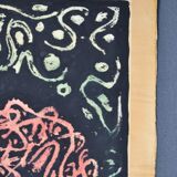 Guillain Siroux, Pink Face, mixed technique, 1950s