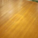 Table ronde bois et ses 4 chaises Self, table à manger, meuble de salon